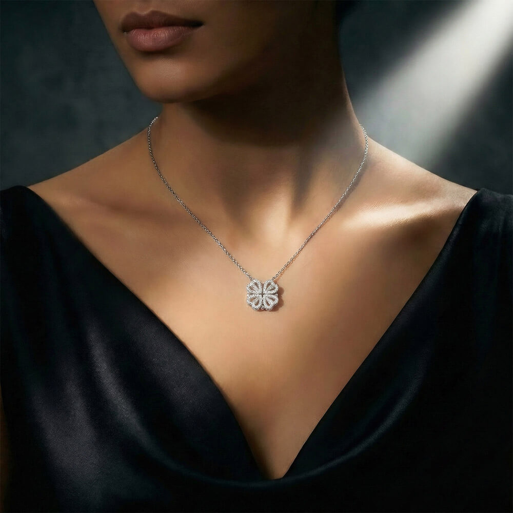 ✨ Timeless Elegance Crystal Pendant Necklace - A Gift She'll Treasure Forever ✨