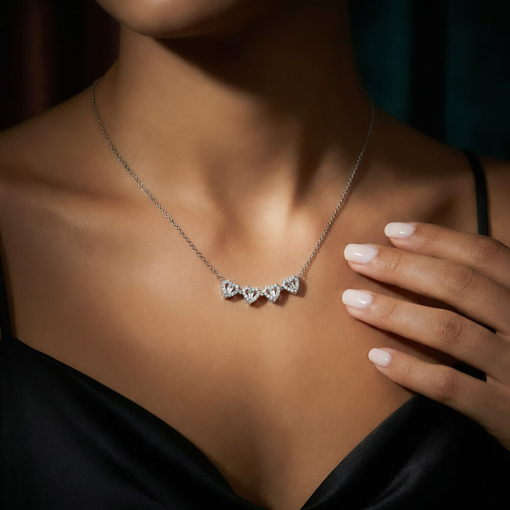 ✨ Timeless Elegance Crystal Pendant Necklace - A Gift She'll Treasure Forever ✨