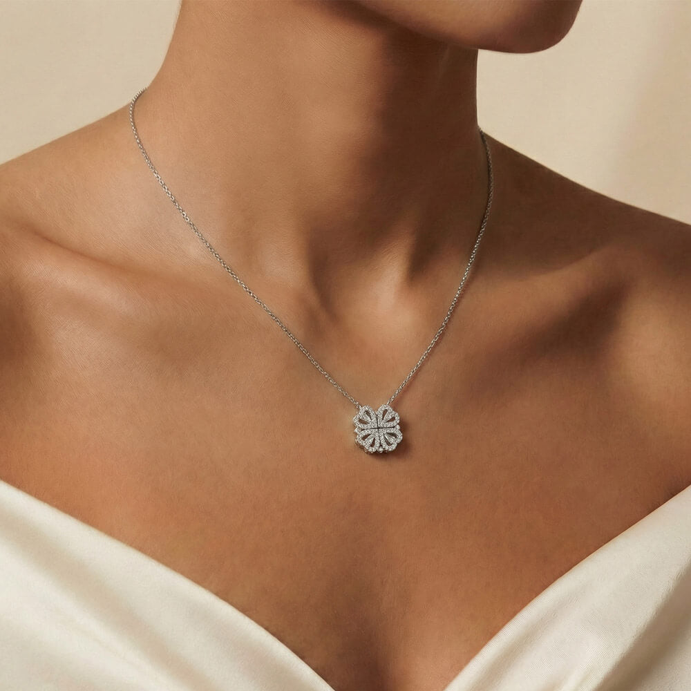 ✨ Timeless Elegance Crystal Pendant Necklace - A Gift She'll Treasure Forever ✨