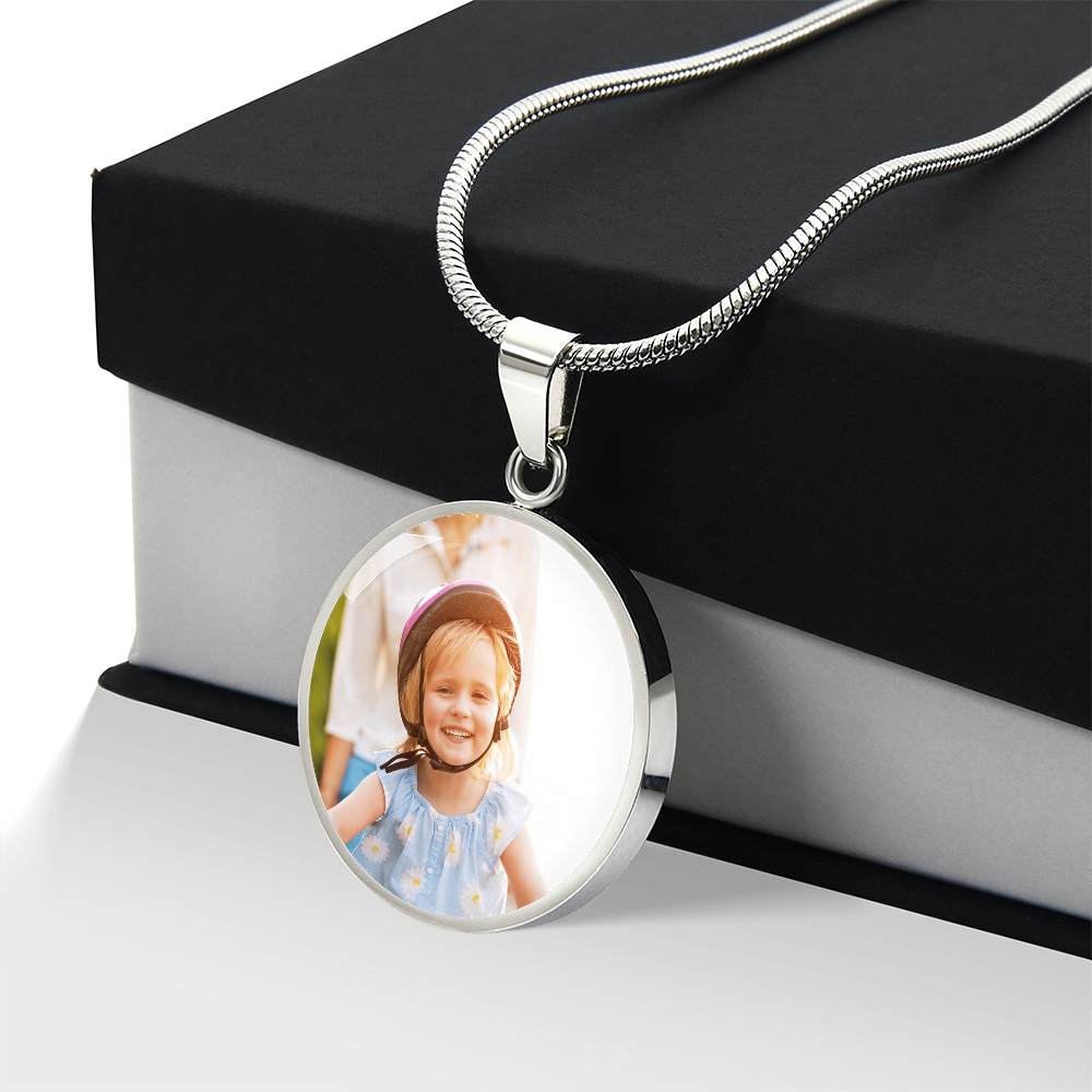 Circle necklace - Engraving