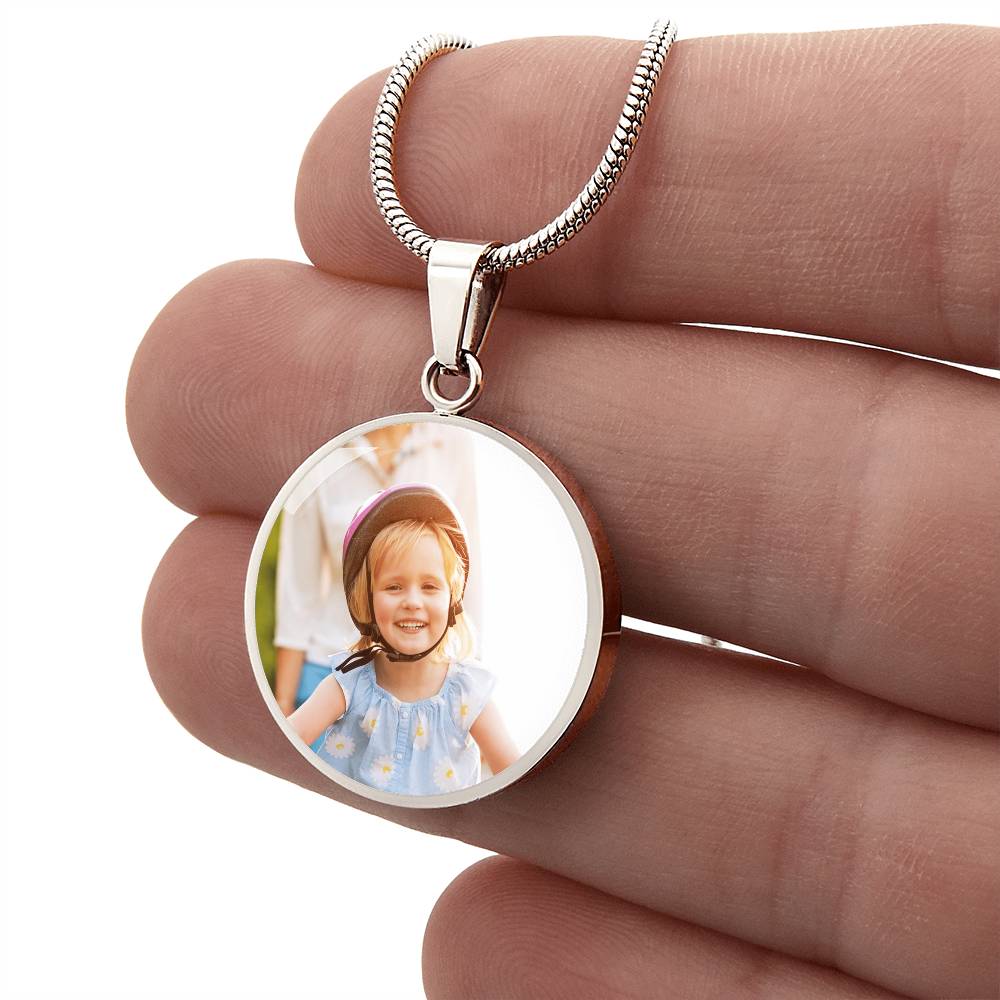 Circle necklace - Engraving