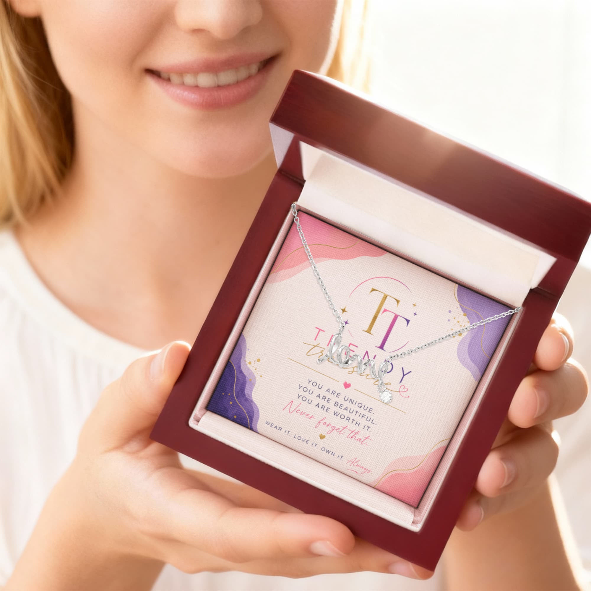 Love in Script – Personalized Necklace Gift