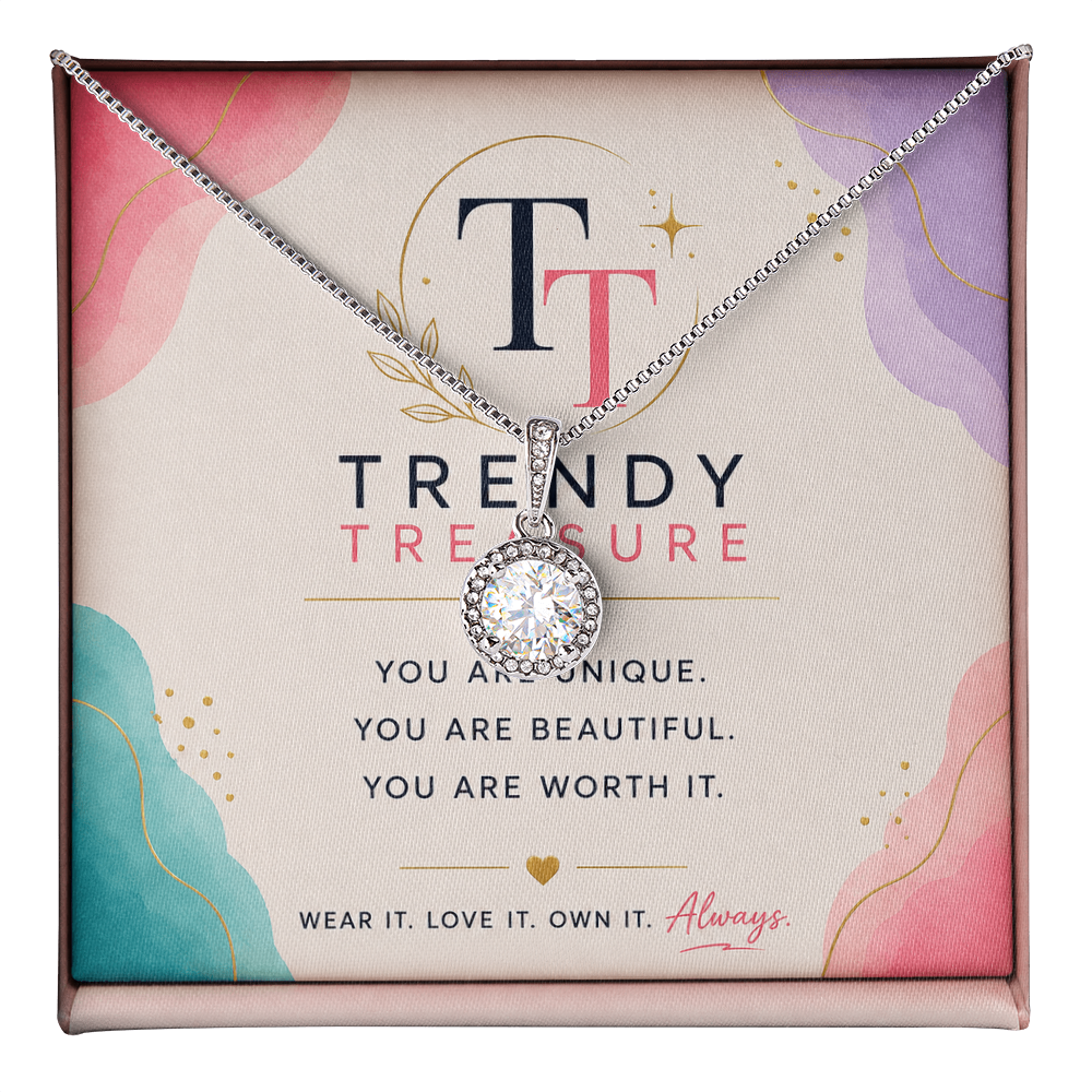 ✨ Timeless Elegance Crystal Pendant Necklace – A Gift She'll Treasure Forever ✨
