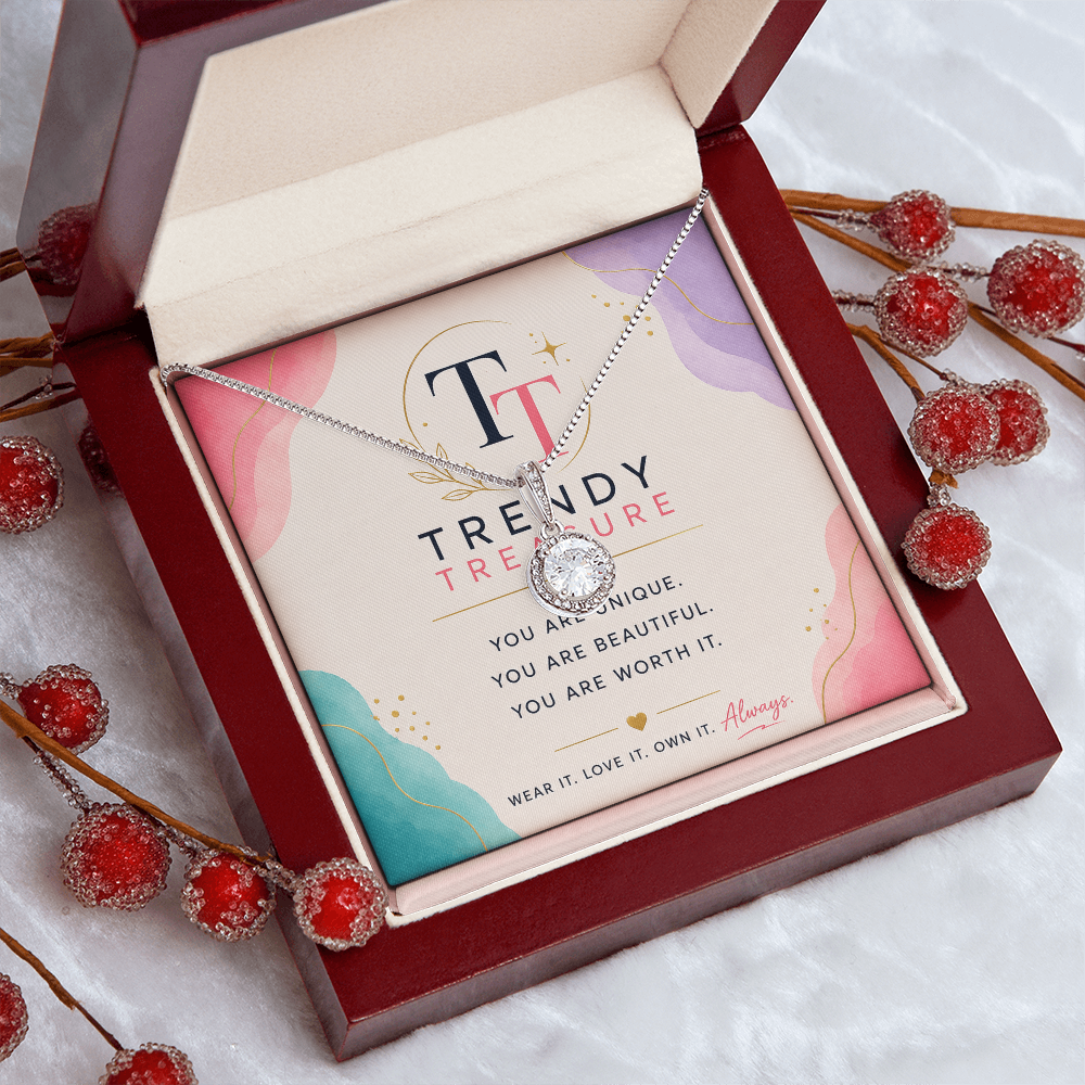 ✨ Timeless Elegance Crystal Pendant Necklace – A Gift She'll Treasure Forever ✨