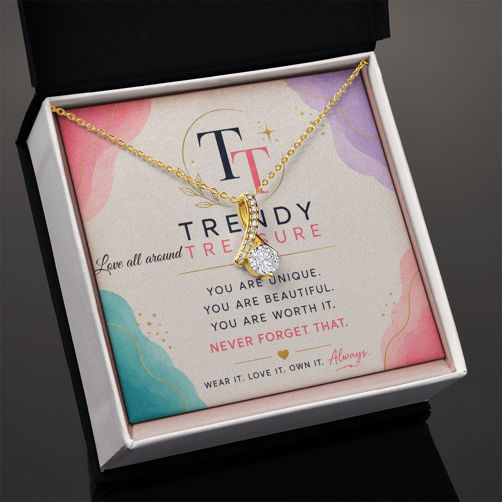 Alluring Beauty Necklace - Yellow & White Gold Variants