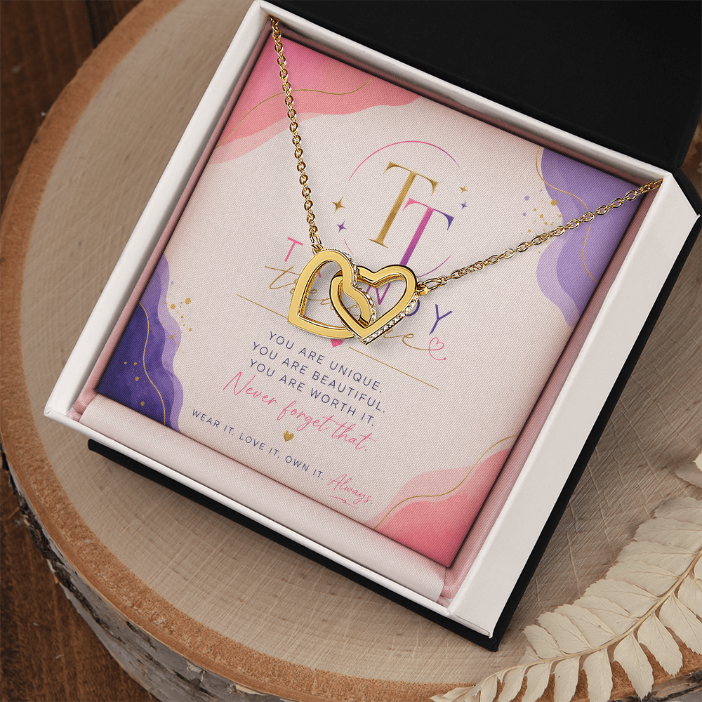 Two Hearts, One Love – Custom Interlocking Necklace