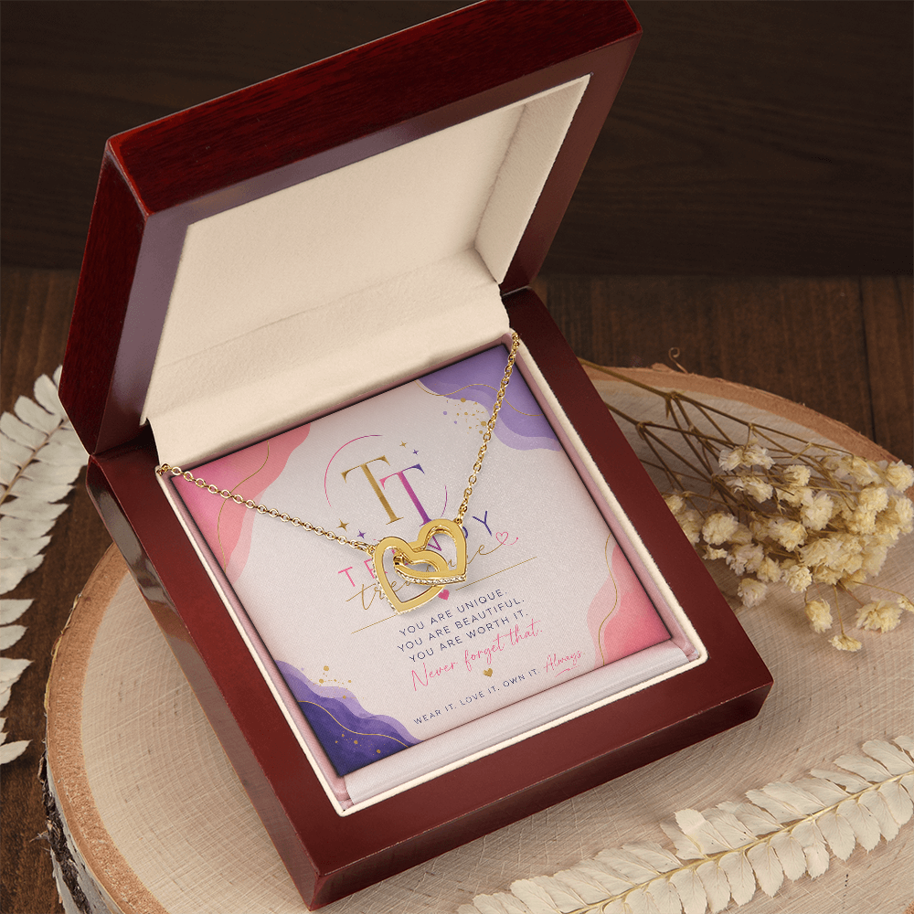 Two Hearts, One Love – Custom Interlocking Necklace