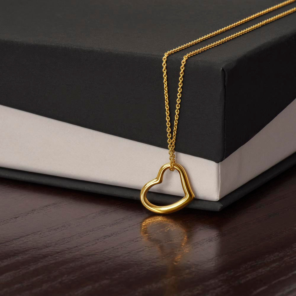 💖 Forever in My Heart – Delicate Heart Necklace