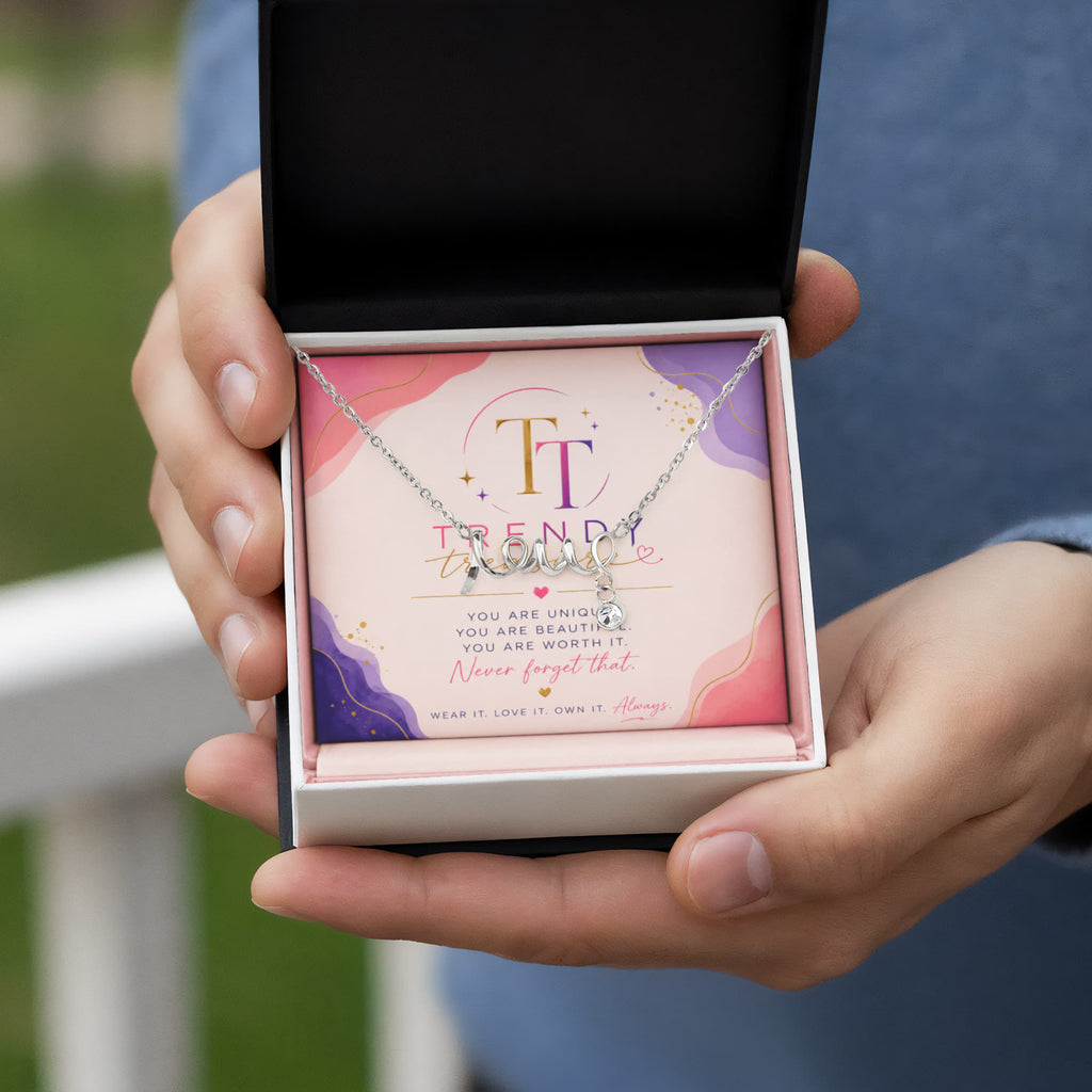 Love in Script – Personalized Necklace Gift