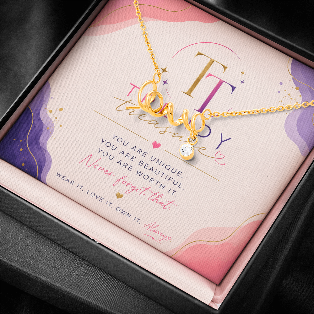 Love in Script – Personalized Necklace Gift